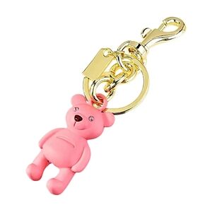 NWT Pink Bear Keychain with Gold Hardware Mat